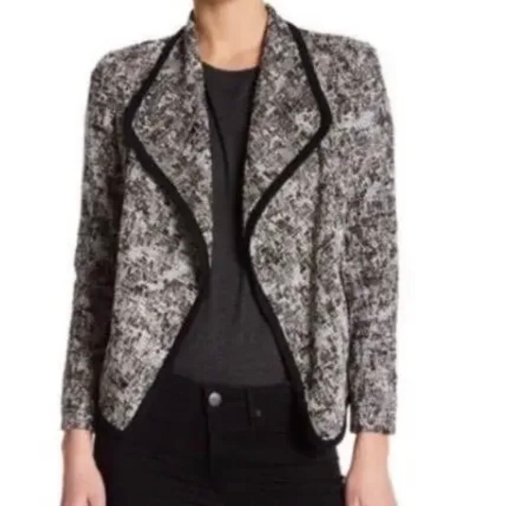 Vince Cardigan Jacket, Open Front Boucle Women’s Size 6